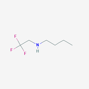 molecular formula C6H12F3N B12044506 N-(2,2,2-Trifluoroethyl)butan-1-amine CAS No. 80395-40-0