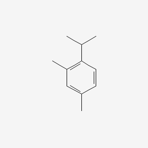 molecular formula C11H16 B1204456 Benzene, 2,4-dimethyl-1-(1-methylethyl)- CAS No. 4706-89-2