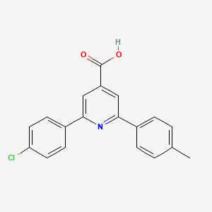 2-(4-Chlorophenyl)-6-p-tolylpyridine-4-carboxylic acid