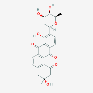 molecular formula C25H24O8 B1204466 Urdamycinone B 