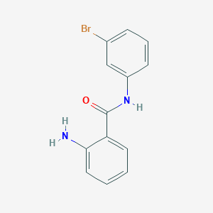 molecular formula C13H11BrN2O B12044667 2-amino-N-(3-bromophenyl)benzamide CAS No. 22312-63-6