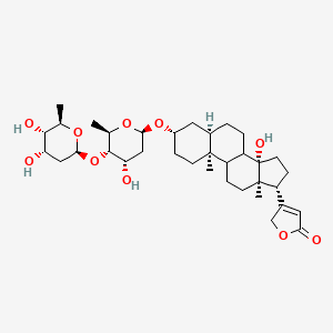 molecular formula C35H54O10 B1204469 Digitoxin digitoxoside CAS No. 16479-50-8