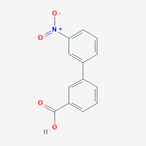 molecular formula C13H9NO4 B120447 3'-硝基-[1,1'-联苯]-3-羧酸 CAS No. 149505-87-3