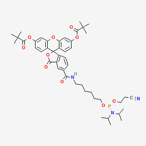 molecular formula C46H58N3O10P B12044742 Fluorescein phosphoramidite 