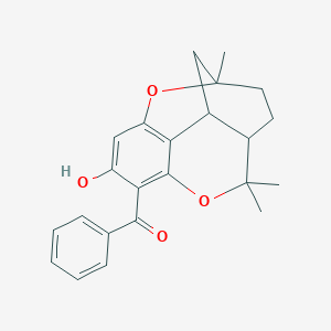 molecular formula C23H24O4 B12044762 Clusiacitran A CAS No. 163597-65-7