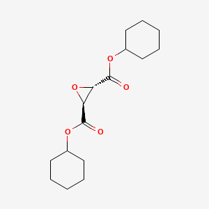 molecular formula C16H24O5 B1204481 Dicyclohexyl 2,3-epoxysuccinate CAS No. 84315-89-9
