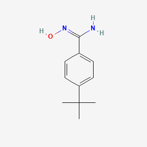 molecular formula C11H16N2O B12044872 4-tert-Butyl-N'-hydroxy-benzamidine 