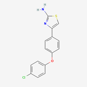 4-(4-(4-Chlorophenoxy)phenyl)thiazol-2-amine