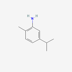 molecular formula C10H15N B1204500 5-异丙基-2-甲基苯胺 CAS No. 2051-53-8