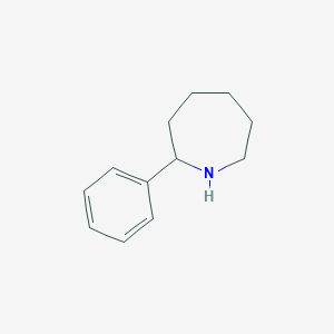 molecular formula C12H17N B120452 2-Fenilazepana CAS No. 3466-82-8