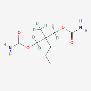 Meprobamate D7; Meprobamate-(2-methyl-1,3-propanediol-D7); 1,3-Propane-1,1,2,2-d4-diol, 2-(methyl-d3)-2-propyl-, 1,3-dicarbamate