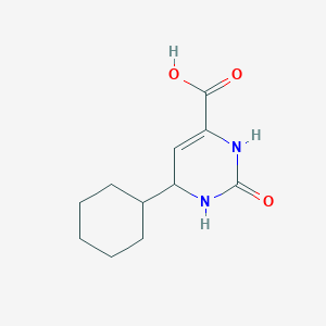 6-Cyclohexyl-1,2,3,6-tetrahydro-2-oxo-4-pyrimidinecarboxylic acid