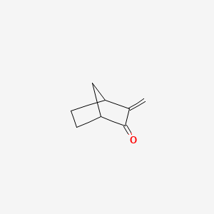 molecular formula C8H10O B1204528 3-亚甲基-2-降冰片酮 CAS No. 5597-27-3