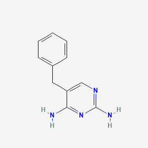 molecular formula C11H12N4 B1204543 2,4-二氨基-5-苄基嘧啶 CAS No. 7319-45-1