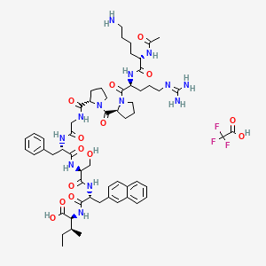 molecular formula C59H82F3N13O14 B12045434 R715 TFA(185052-09-9 free base) 