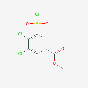 Methyl 3,4-dichloro-5-(chlorosulfonyl)benzoate