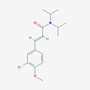 molecular formula C16H22BrNO2 B1204562 3-(3-bromo-4-methoxyphenyl)-N,N-diisopropylacrylamide 