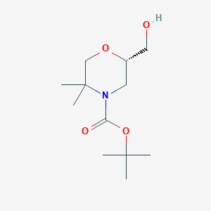 N-t-BOC-(2S)-(Hydroxymethyl)-5,5-Dimethylmorpholine