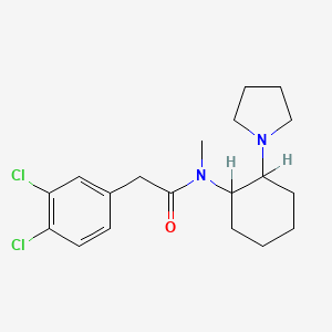 molecular formula C19H26Cl2N2O B1204572 牛磺酸铁Alfa 
