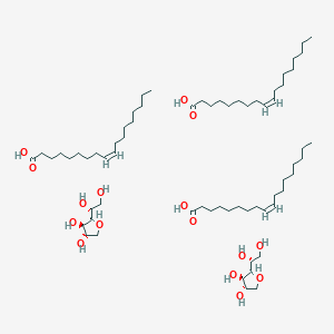 molecular formula C66H126O16 B12045738 Sorbitan sesquioleate, nonionic surfactant CAS No. 1217459-57-8