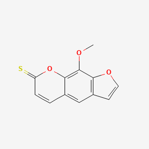 B1204575 9-Methoxy-7H-furo(3,2-g)(1)benzopyran-7-thione CAS No. 72142-97-3