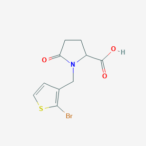 1-[(2-Bromo-3-thienyl)methyl]-5-oxoproline