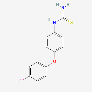 molecular formula C13H11FN2OS B12045797 1-(4-(4-Fluorophenoxy)phenyl)thiourea 