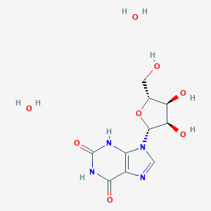 molecular formula C10H16N4O8 B120459 二水合黄嘌呤 CAS No. 5968-90-1