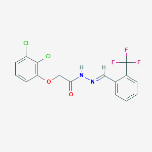 2-(2,3-Dichlorophenoxy)-N'-(2-(trifluoromethyl)benzylidene)acetohydrazide