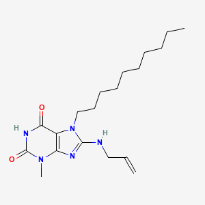 8-(Allylamino)-7-decyl-3-methyl-3,7-dihydro-1H-purine-2,6-dione