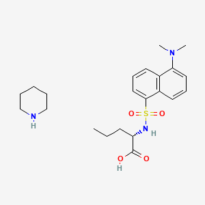 Dansyl-DL-norvaline piperidinium salt