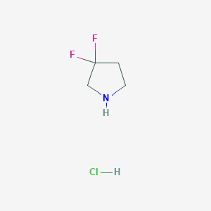 molecular formula C4H8ClF2N B120461 3,3-二氟吡咯烷盐酸盐 CAS No. 163457-23-6