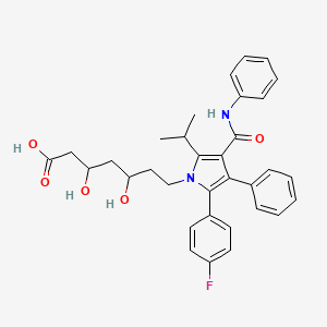 molecular formula C33H35FN2O5 B1204612 阿托伐他汀（相关） 