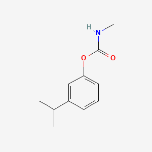 molecular formula C11H15NO2 B1204615 间甲苯甲基甲氨酸酯 CAS No. 64-00-6
