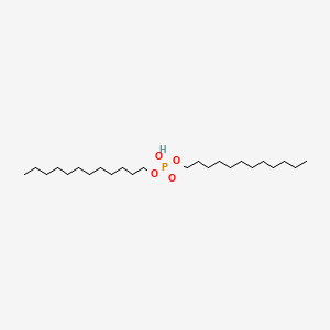 B1204631 Didodecyl hydrogen phosphate CAS No. 7057-92-3