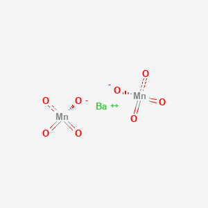 molecular formula Ba(MnO4)2<br>BaMn2O8 B1204633 高锰酸钡 CAS No. 7787-36-2