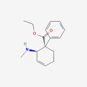 B1204636 (+)-Nortilidine CAS No. 37815-44-4