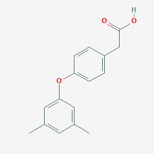 molecular formula C16H16O3 B12046404 2-(4-(3,5-Dimethylphenoxy)phenyl)acetic acid 