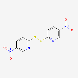 B1204645 2,2'-Dithiobis(5-nitropyridine) CAS No. 2127-10-8