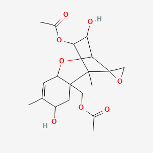 molecular formula C19H26O8 B1204657 茄烷醇（倍半萜） CAS No. 77620-53-2