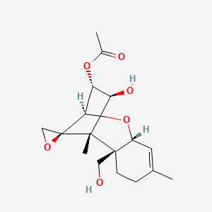 molecular formula C17H24O6 B1204658 3-乙酰氧基环烯-4,15-二醇 CAS No. 70402-13-0