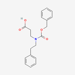 3-{[(Benzyloxy)carbonyl](2-phenylethyl)amino}propanoic acid