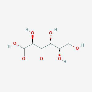 molecular formula C6H10O7 B1204659 3-脱氢-L-古隆酸 
