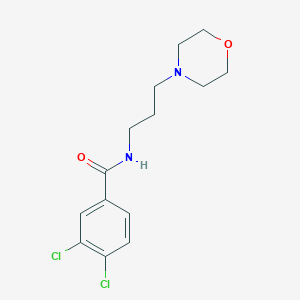 3,4-dichloro-N-[3-(morpholin-4-yl)propyl]benzamide