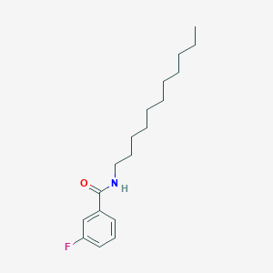 molecular formula C18H28FNO B12046686 3-fluoro-N-undecylbenzamide CAS No. 551913-16-7