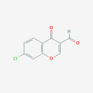 7-Chloro-4-oxo-4H-chromene-3-carbaldehyde