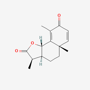 molecular formula C15H18O3 B1204682 beta-Santonin 
