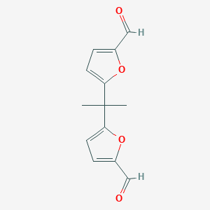 2-Furancarboxaldehyde, 5,5'-(1-methylethylidene)bis-