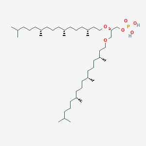 molecular formula C43H89O6P B1204700 2,3-双-O-植醇基-sn-甘油 1-磷酸酯 