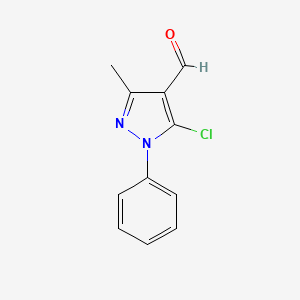 B1204703 5-Chloro-3-methyl-1-phenyl-1H-pyrazole-4-carbaldehyde CAS No. 947-95-5